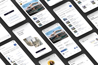design clean functional UI UX screens for your app or website