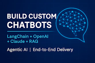 build a custom chatbot using langchain and openai or claude