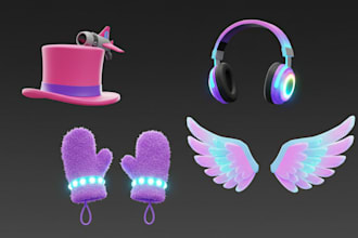 create  3d roblox ugc accessories, wearables and clothing