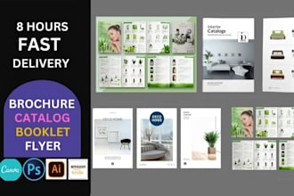 editable canva pdf workbook booklet user guide catalog flyer flipbook design