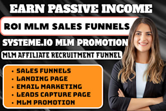 systeme io sales funnels for affiliate marketing, mlm promotion, link promotion