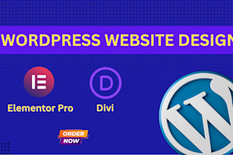 create, customize, or fix your wordpress website with elementor pro or divi