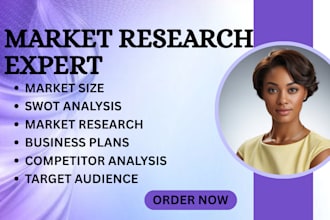 do market research, swot and competitor analysis