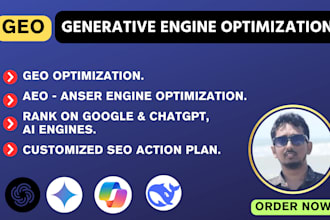 do generative engine optimization GEO, SEO, aeo to rank on ai engines, google