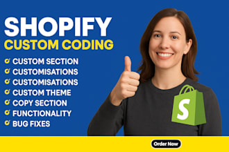 do shopify bug fix, enhance shopify design