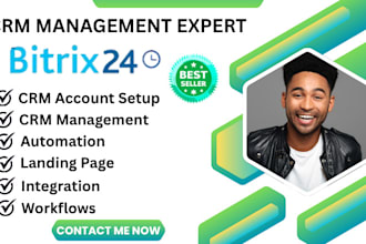 do bitrix24 setup, integration and bitrix crm management