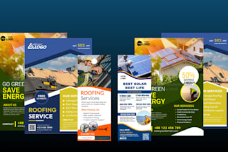 design professional flyer and brochure tax, notary, law firm, and credit repair