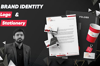 create a professional corporate brand identity, logo and brand identity design