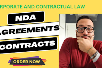 draft nda, legal contracts, mou, and other legal documents