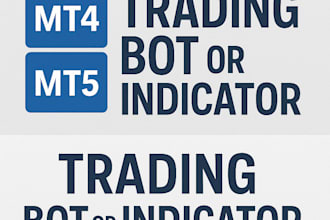 create a custom mt4 or mt5 trading bot or indicator