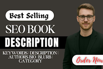 craft bestselling SEO book description 7 keyword title subtitle book blurb isbn