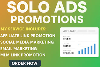 boost affiliate sales with high converting solo ads and MLM lead campaigns