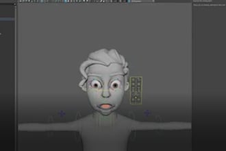 3d face rig,faceit for 52arkit blendshape,audio2face,fbx,godot 3d rig,unity ikfk
