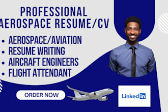 write or rewrite your aerospace, pilot or flight attendant resume