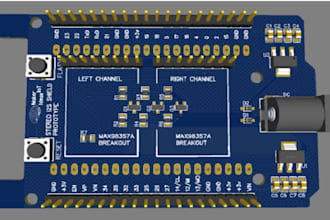 do pcb design for robot, modbus, sensor, esp32 atmega328p in altium, kicad,