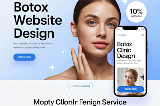 design medical spa website, healthcare website, clinic website,skincare website