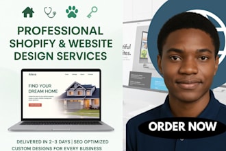 build SEO optimized business website for real estate, medical, pet or rental