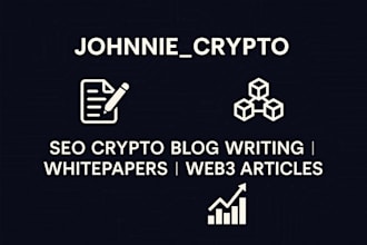 write defi, nft, and crypto token launch blog posts