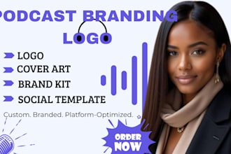 design podcast branding,cover art, podcast logo, podcast design, podcast artwork