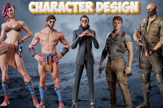 model 3d metahuman character 3d stylized low poly game asset xgen rigging in ue5