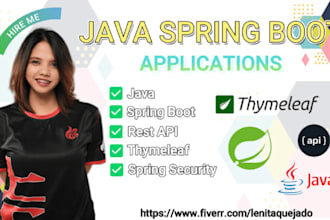 build a modern web app using java, spring boot, thymeleaf