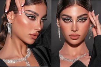 do high end skin beauty retouch