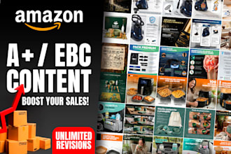 design premium amazon listing images and product infographic