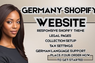 germany shopify store, german ecommerce website, shopify design germany