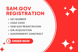 do sam gov registration, cage code and uei application, for government contract