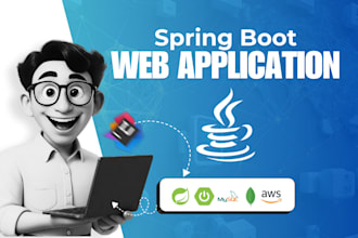 build web applications with java spring boot, reactjs for small business website