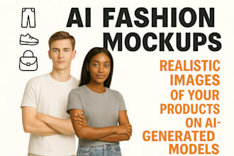create realistic ai product mockups using fashion models generated with ai