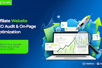 l do affiliate website SEO audit and on page optimization to boost google rankin