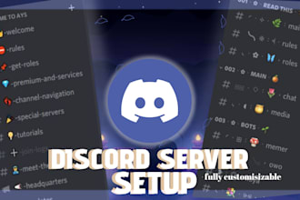 set up a clean, fully automated discord server