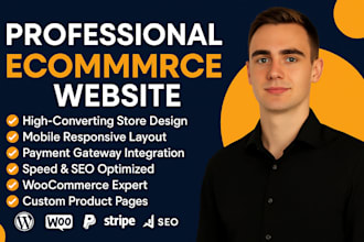 be your website builder, create professional, SEO wordpress ecommerce website