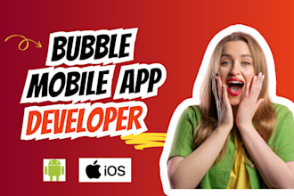 bubble io developer bubble ai saas website bubble mvp bubble web app flutter app