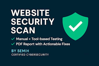 scan your website for security vulnerabilities