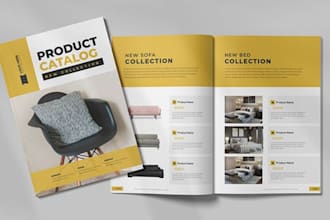 design catalog, magazine, annual report, business brochure, handbook, media kit