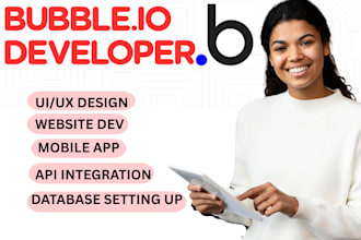 bubble io developer mvp bubble app adalo sass
