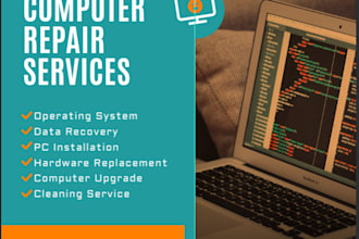 provide IT tech support,fix and repairs for the windows computer