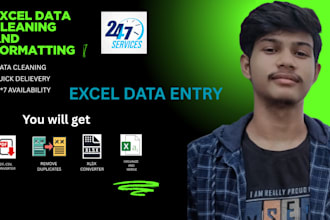 do clean, merge, format, split excel data