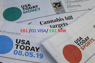 publish article on usa news outlet for eb1 visa media coverage