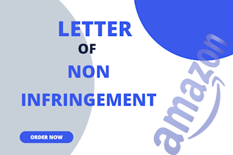 reinstate your amazon listings with non infringement letter, legal counsel, asin