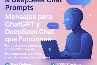 create effective ai prompts for chatgpt and deepseek in eglish or spanish