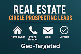 do real estate circle prospecting and lead generation