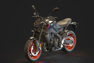 renew motorcycle design,engine model,3d vehicle, body kit,bike fairing, blender