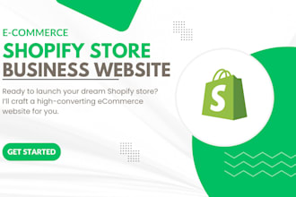 design and build shopify store or ecommerce website