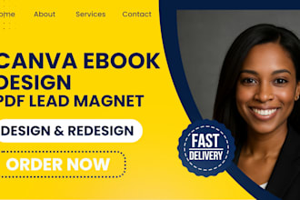 canva ebook design, PDF lead magnet, planner printable journal, workbook booklet