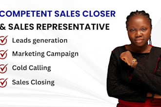 be your high ticket sales closer, sales representative, cold calling, sales lead