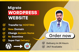 do setup wordpress website migrate wordpress to cloudways, hostinger, siteground