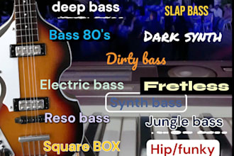make a bass line with virtual instruments